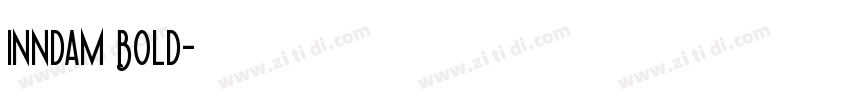 Inndam Bold字体转换
